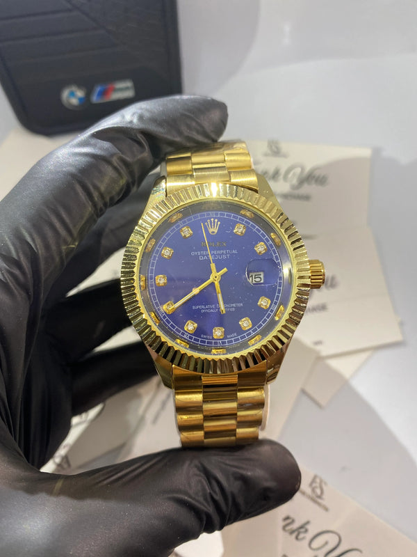 Rolex Oyster Perpetual Datejust – White Dial with Silver Diamond - EarStrength