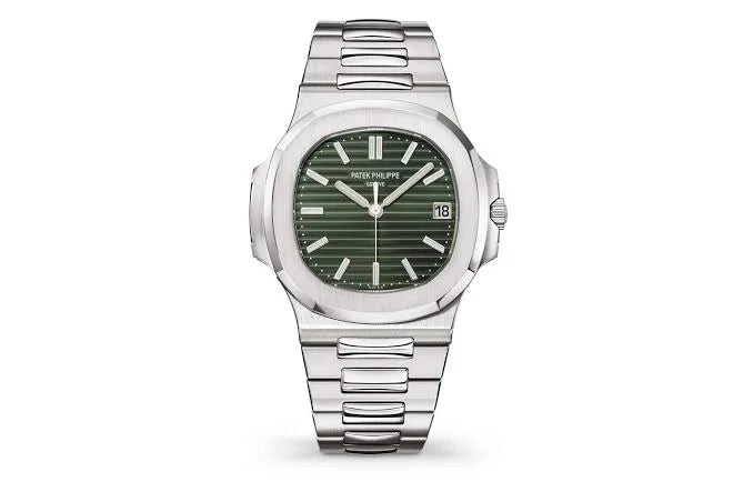 Patek Philippe Nautilus – Sunburst Blue Dial with Black-Gradient Rim, White Gold - EarStrength