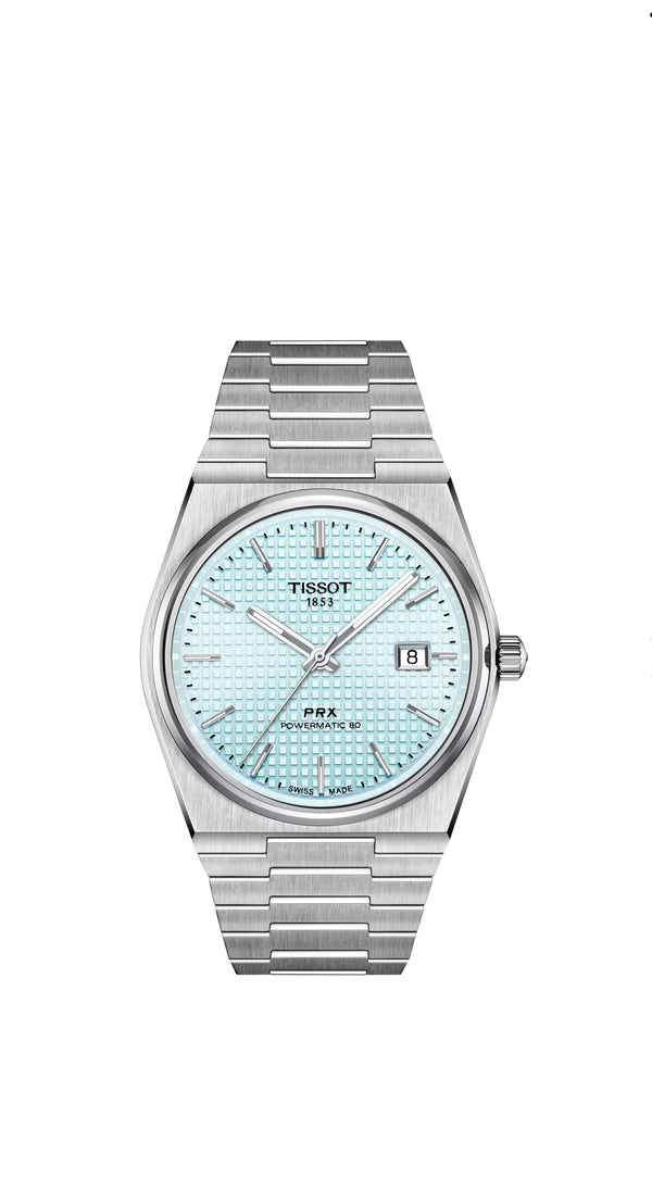Tissot PRX 40mm – Ice Blue Sunray Dial, Stainless Steel - EarStrength