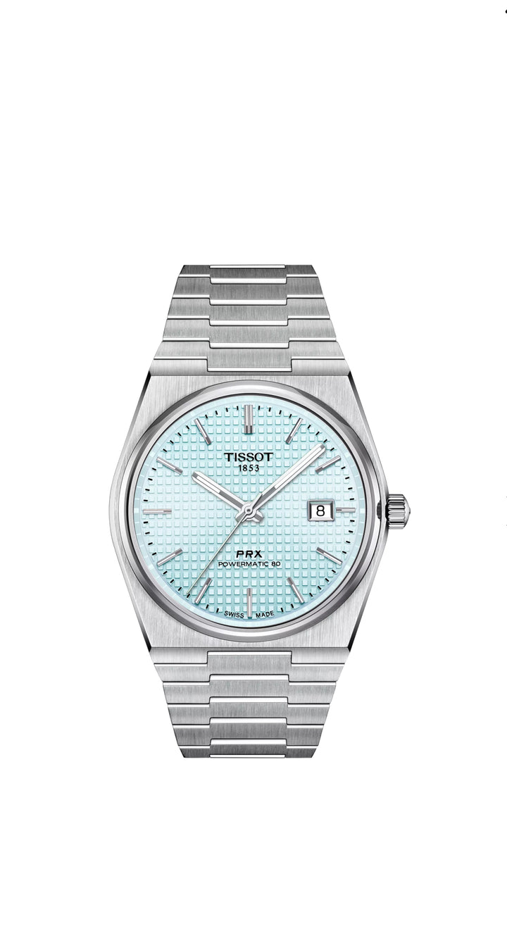 Tissot PRX 40mm – Ice Blue Sunray Dial, Stainless Steel - EarStrength