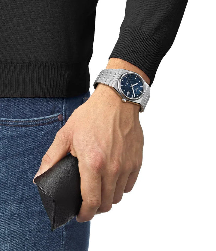 Tissot PRX 40mm – Blue Sunray Dial, Stainless Steel - EarStrength