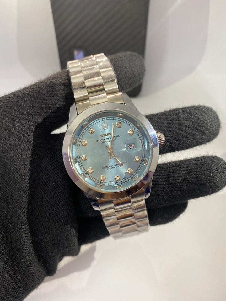 Rolex Oyster Perpetual 36 – Turquoise Blue Dial with Oyster Bracelet. - EarStrength
