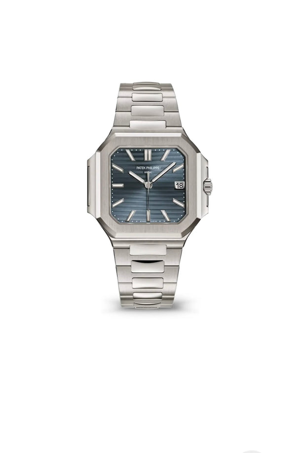 Patek Philippe Cubitus – Sunburst Blue-Gray Dial, White Gold - EarStrength