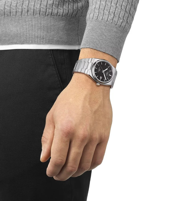 Tissot PRX 40mm – Black Sunray Dial, Stainless Steel - EarStrength